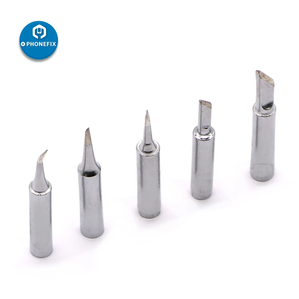 Wandisy Soldering Iron Tip 11Pcs 900M-T Series Soldering Iron Tip Head Set Replacement Parts for 936 Soldering Station 