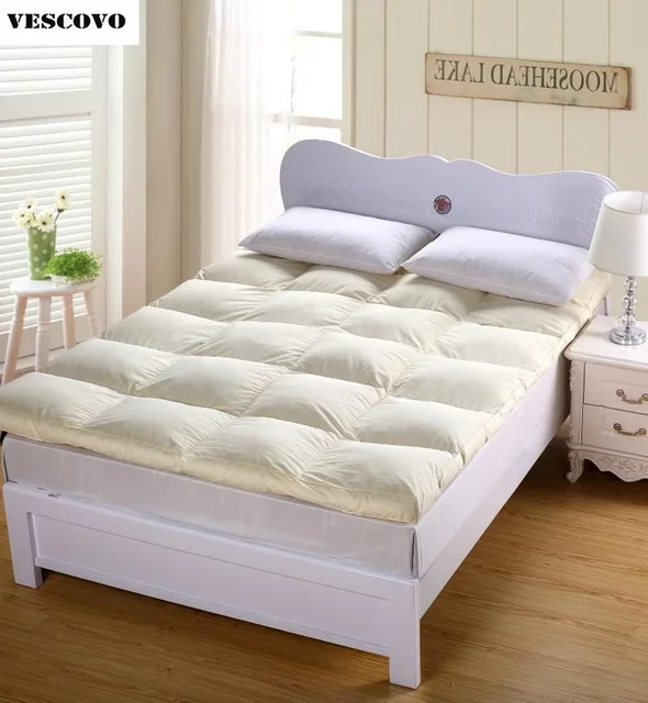 100 duck down quilted mattress topper with straps home furniture five star hotel fast shipping - Shipping A Mattress 100 duck down quilted mattress topper with straps home furniture five star hotel fast shipping - Shipping A Mattress