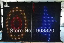 LED Star Curtain PC Mode+SD Card SMD5050 P5 2M*4M 3200 leds LED Video Curtain For DJ Wedding Backdrops,Event,Nightclub