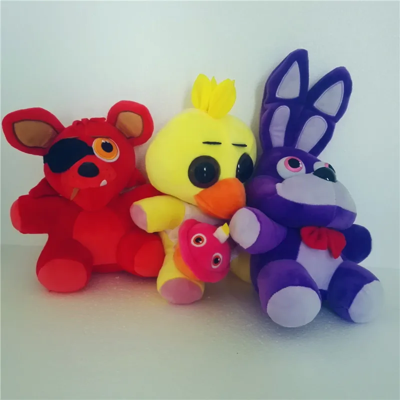 Плюшевая кукла Five Nights At Freddy's FNAF 25 см медведь Фредди Фокси Бонни и Чика мягкие
