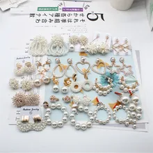 Дизайн, модные ювелирные изделия, элегантные ручные плетеные жемчужные серьги, веерообразные серьги на свадебную вечеринку для девушек, подарок для женщин