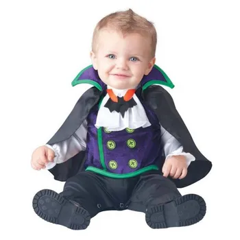 

Baby Halloween Vampire Costume Boys Outfit Romper Photo Props Toddler Hoodies Clothing for Kids