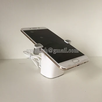 

5PCS With Clamp Mobile Phone Security Alarm Stand Samsung Burglar Display Holder Cellphone Anti-theft Display Device