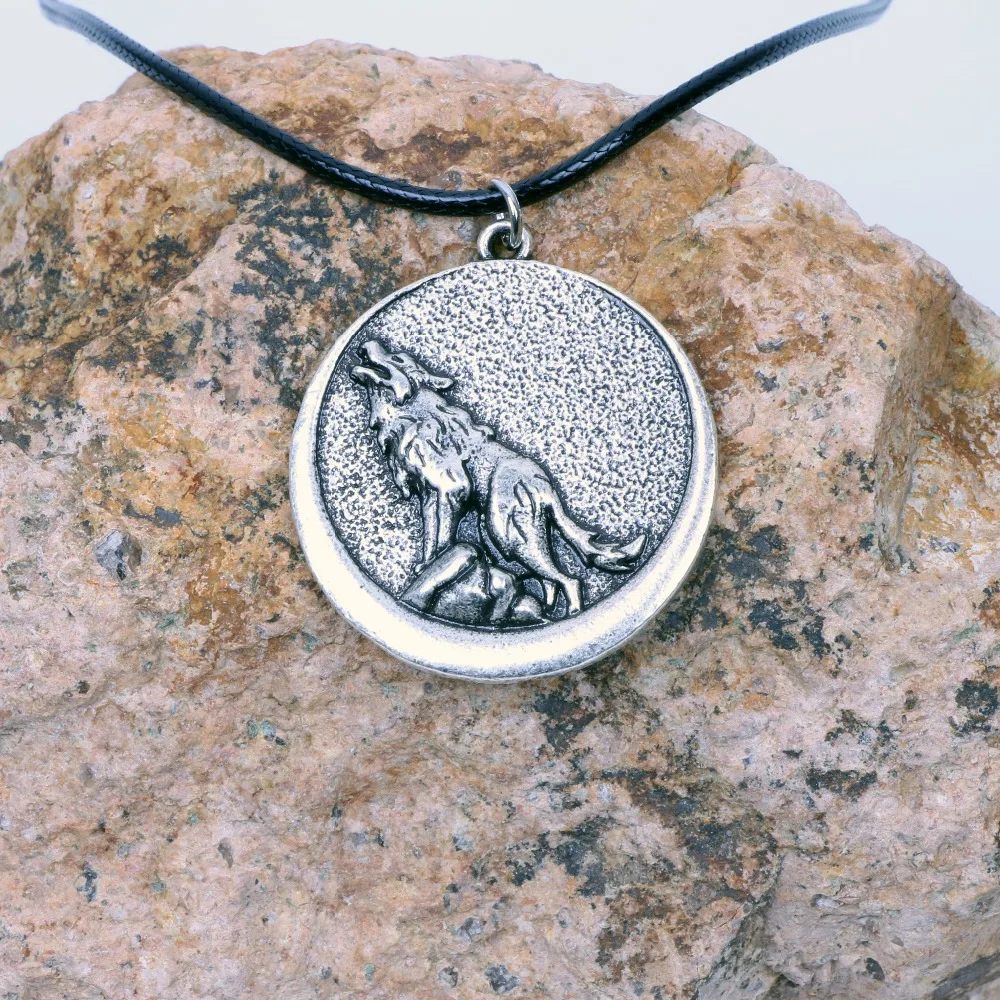 Ожерелье с подвеской Norse Vikings Howling Wolf Amulet оригинальные ювелирные изделия ручной