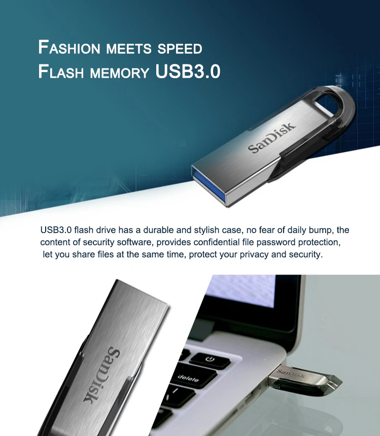 SanDisk флеш-накопитель USB 3,0 диск 128 Гб 64 ГБ 32 ГБ 16 ГБ флеш-накопитель крошечная Флэшка 256 Гб карта памяти флэш-накопитель
