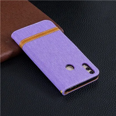Denim Leather Flip Case For Huawei Y5 Y6 Y9 2018 Y5 2017 Enjoy 8Plus Honor 8C 7X 7C 7A Magnet Card Slot Wallet Cover Case Coque (8)
