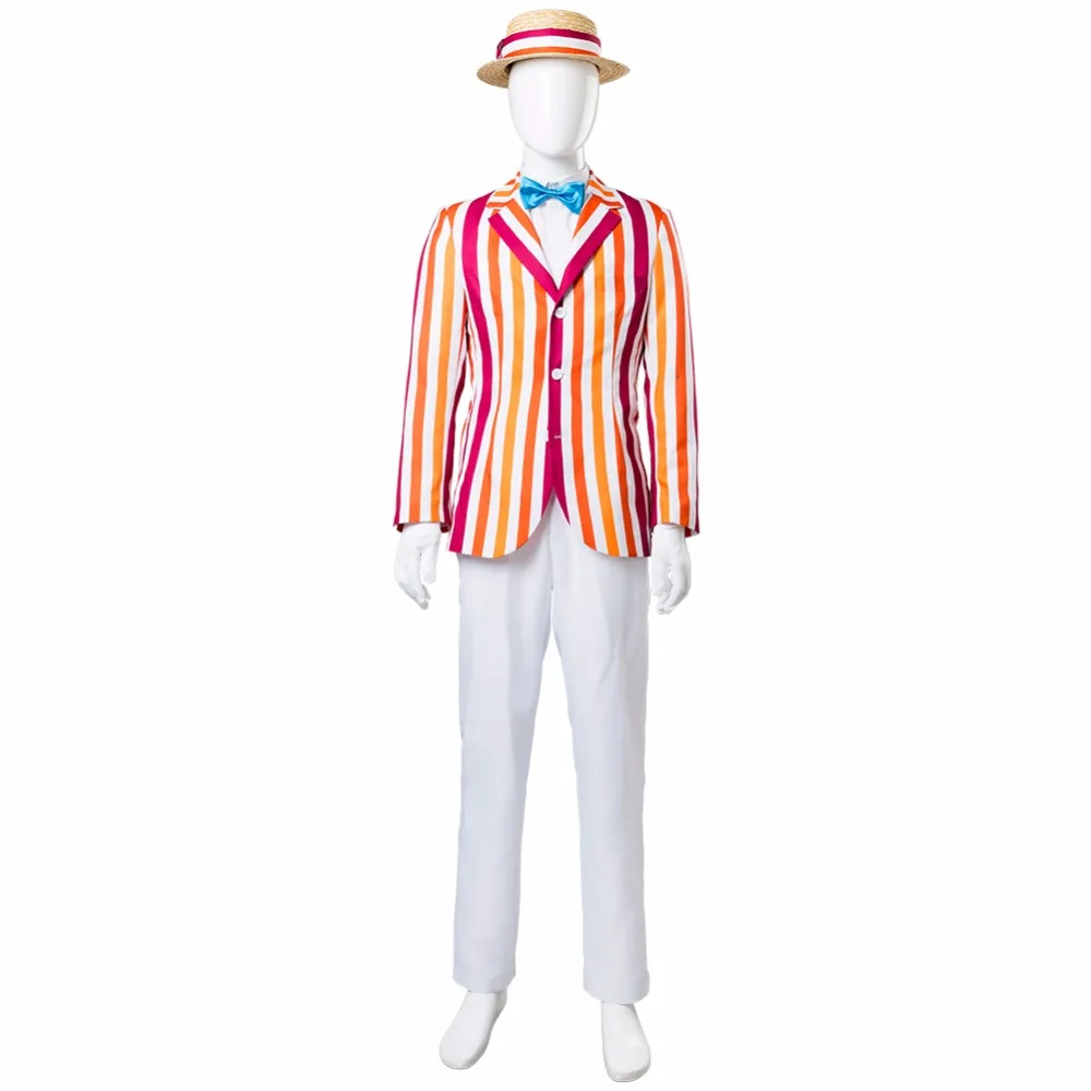 Movies & TV Mary Poppins Bert Dick Van Dyke Suit Cosplay Costume For Adults