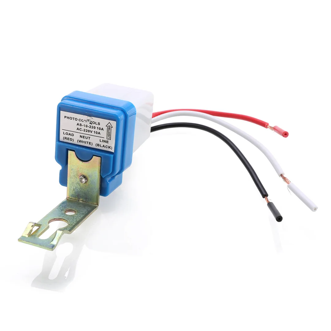 Switch Automatic Auto On Off Street Light Switch Photo Control Sensor Switch AC 220V 16A