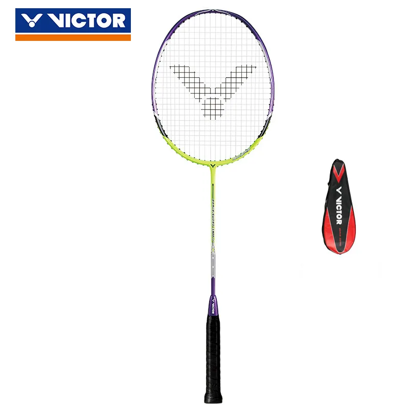 100% оригинальная ракетка для бадминтона Victor полностью карбоновая с сумкой