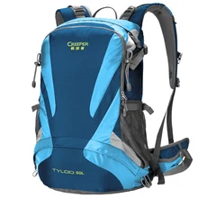50L outdoor climbing bag camping hiking rucksack External frame outdoor backpack breathable Mountaineering bag