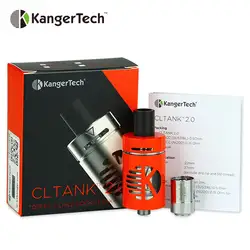 Распродажа kangtech cltank Tank 2 мл клиромайзер kanger CL tank атомайзер с верхним наполнением и l eak-free дизайн vape Танк для коробки mod vs TFV12