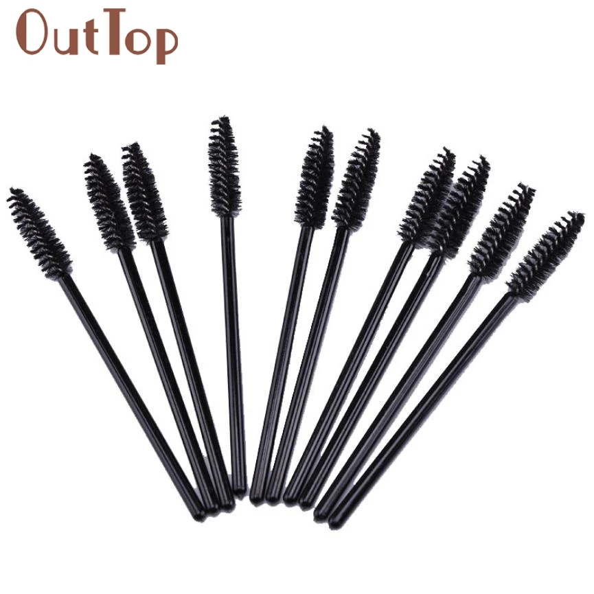 100 PCS Disposable Eyelash Brush 10cm Mini Brush Mascara Applicator