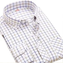 Herren Oxford Shirts Knitterarm Slim Fit Kleid Taste-Sleeve Fashion Marke Männer T-shirt Größe S-4XL Chemise Homme