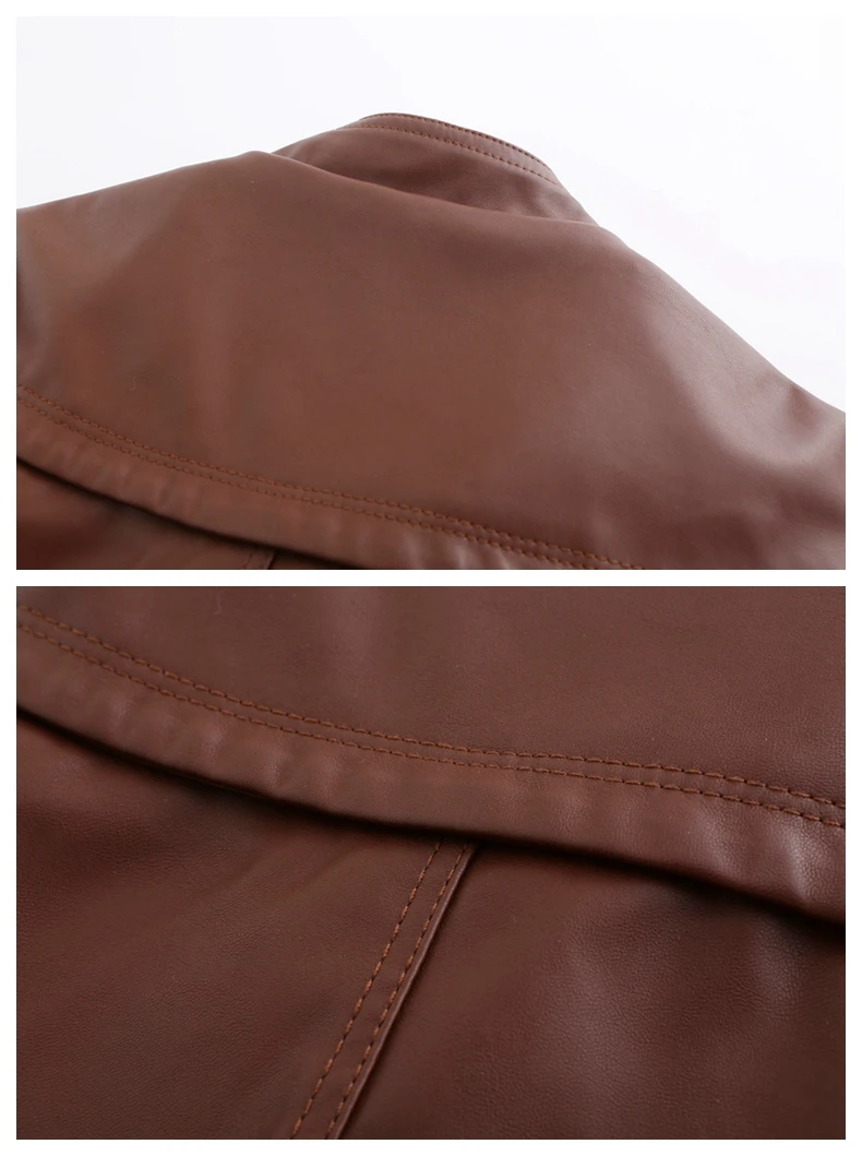 NXH женские Куртки из искусственной кожи байкерская куртка размера плюс осеннее пальто Черная розовая красная кожаная куртка из искусственной кожи женская мода