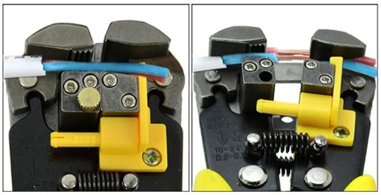 Высокое качество автоматический кабель для зачистки проводов саморегулирующиеся щипцы Терминал инструмент AWG24-10(0,2-мм2