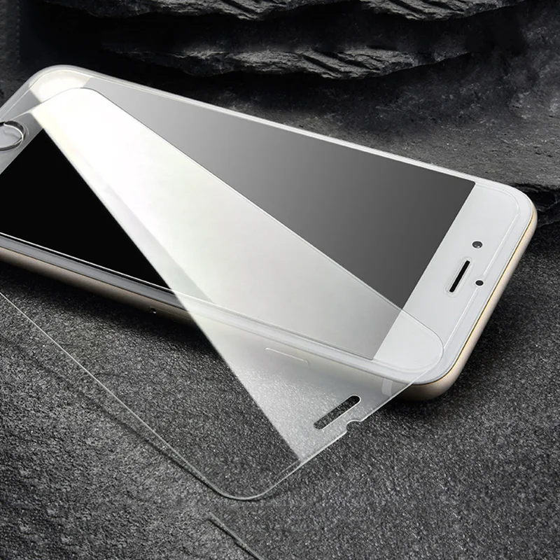 Beste 5 stks 9 H gehard glas screen protector voor iphone 7 plus iphone 8 plus film guard vidrio pantalla mica tela Pelicula Vidro