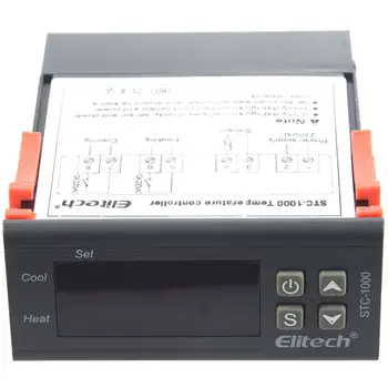 

Elitech Digital Temperature Thermostat 2 relay output control