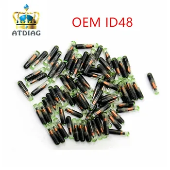 

ID48 Glass Transponder Chip High Quality key Transponder Chip Id48 Id 48 Megamos Crypto Chip 10PCS/Lot With Free Shipping