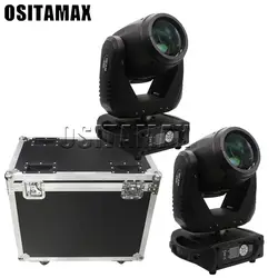 Новый 2шт с flycase dmx512 управление 260 Вт Шарпи луч 9R Lyre луч мыть Поворотная лампа оборудование powercon gobo sharpy