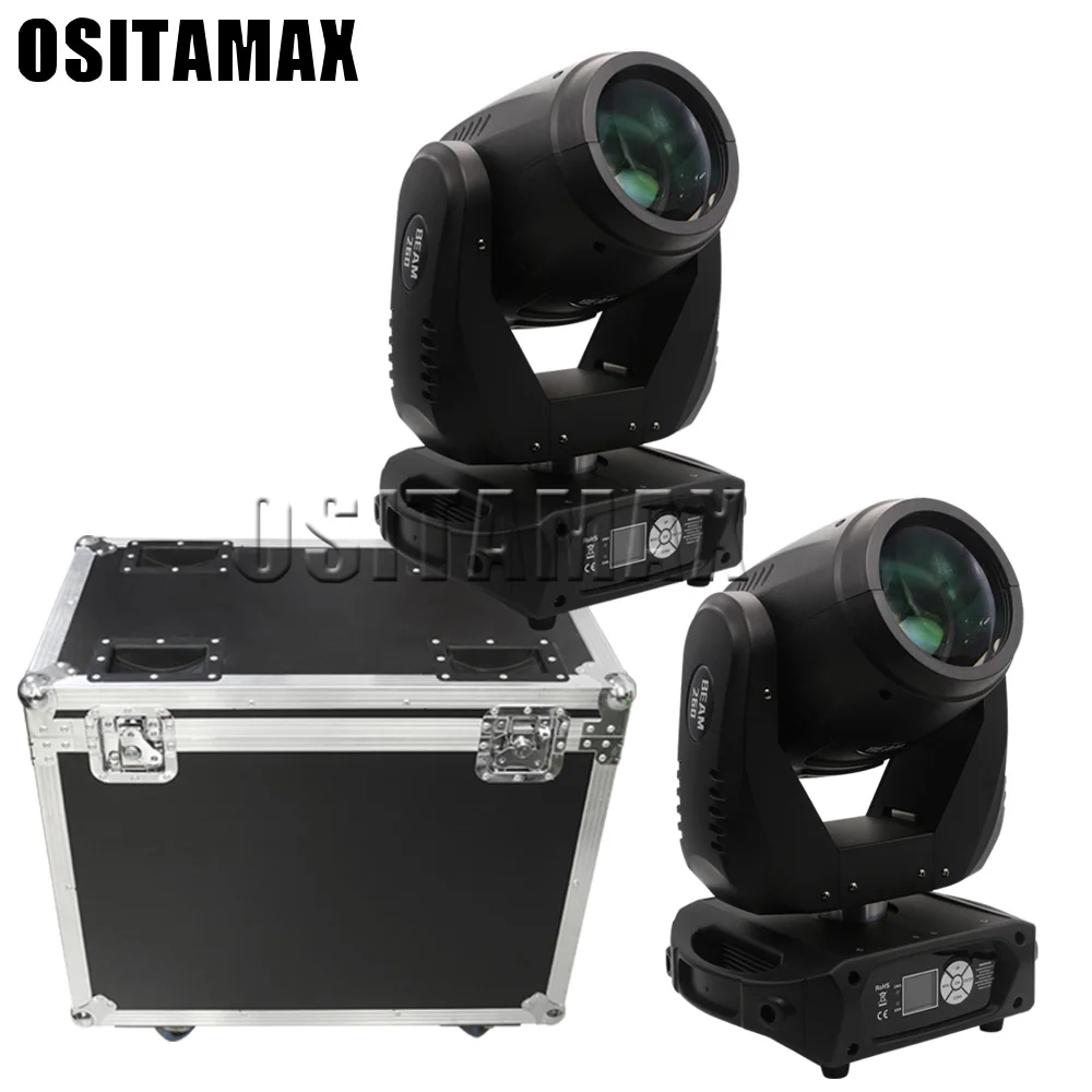 Новинка 2 шт. с flycase dmx512 управление 260 Вт sharpy beam 9R Lyre моющаяся движущаяся головка