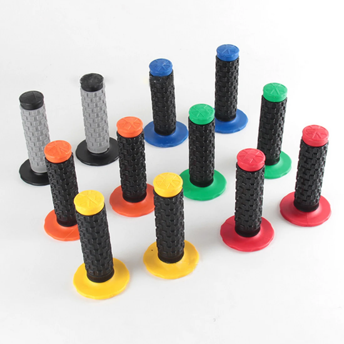 Dewtreetali 2pcs Taper Grip Handle Grip for Dirt Pit bike Motocross