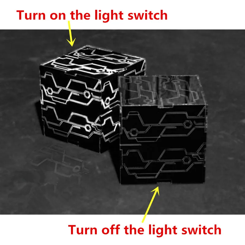 NieR автоматы 9S 2B косплей реквизит белый светильник черная коробка Йорга № 9 Тип S № 2 Тип B волшебный куб