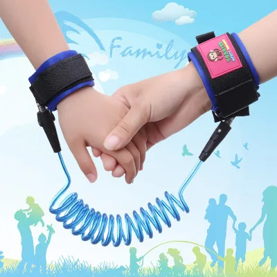 1 5M Anti lost rope protective safety supplies anti lost children stretch bracelet Protection of children