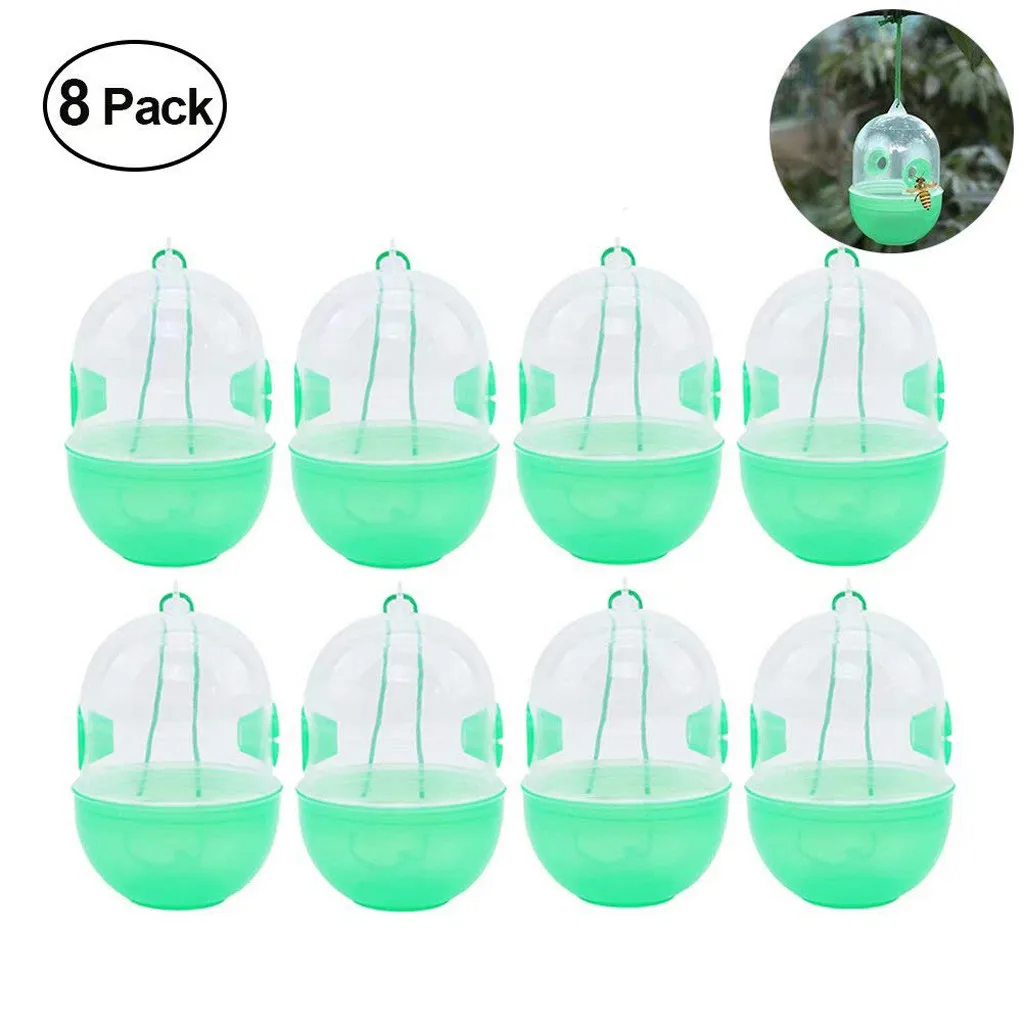 

8PCS Bugs Trap Insect Bee Trapper Keeping Tools Pest Control Garden Supplies Pest Rejec Pest killer insect killer Bee Trap Traps