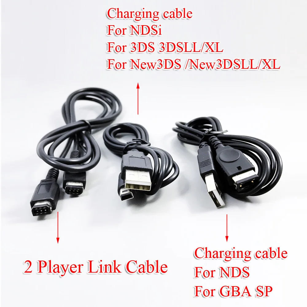ChengHaoRanBlack Cable cargador USB de 1M para Nintendo Game Cube, para NGS  GS, 2DS, NDSi, 3DS, 3dsll/XL, new3DS, new3DSLL/XL, GBA, SP, NDS|Accesorios  y piezas de reemplazo| - AliExpress