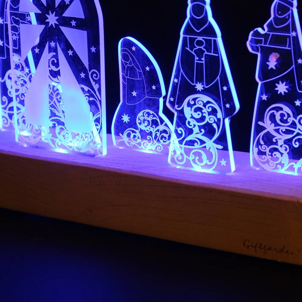 Подарочный Рождественский светодиодный набор для домашнего декора, подарок на Рождество, рождественский подарок, аксессуары для украшения дома