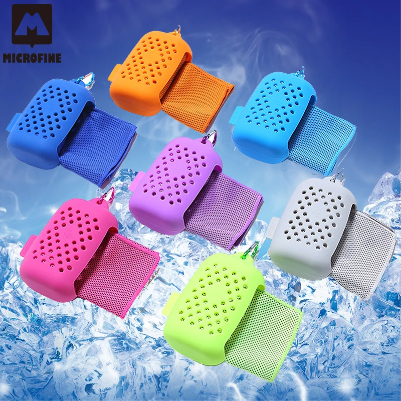 

Microfine Cooling Towel Gym Sport Travel Hand Utility Enduring Face Instant Ice Microfiber Swimming Towels Quick Dry Heat Relief