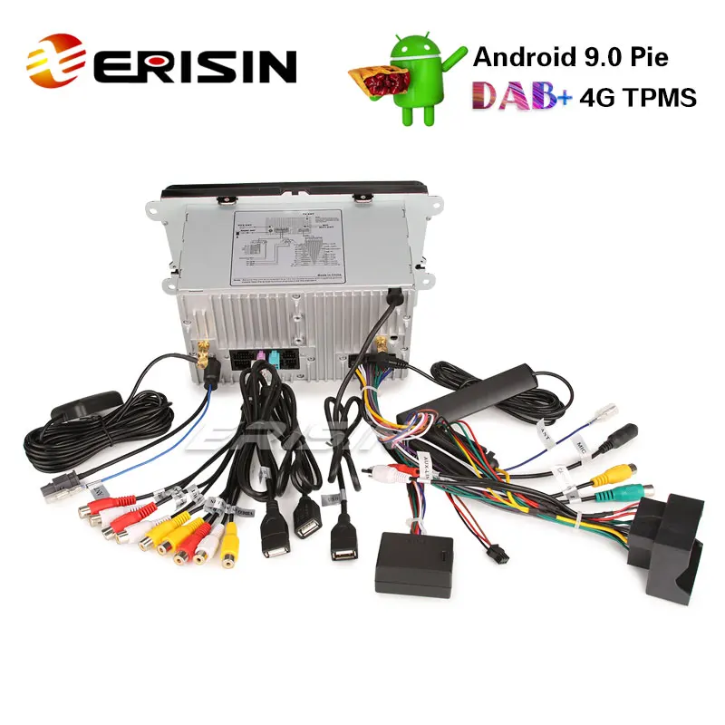 Erisin ES3518V 9 &quotAndroid 0 автомобильное радио DAB + 4G GPS навигация для VW Passat Seat