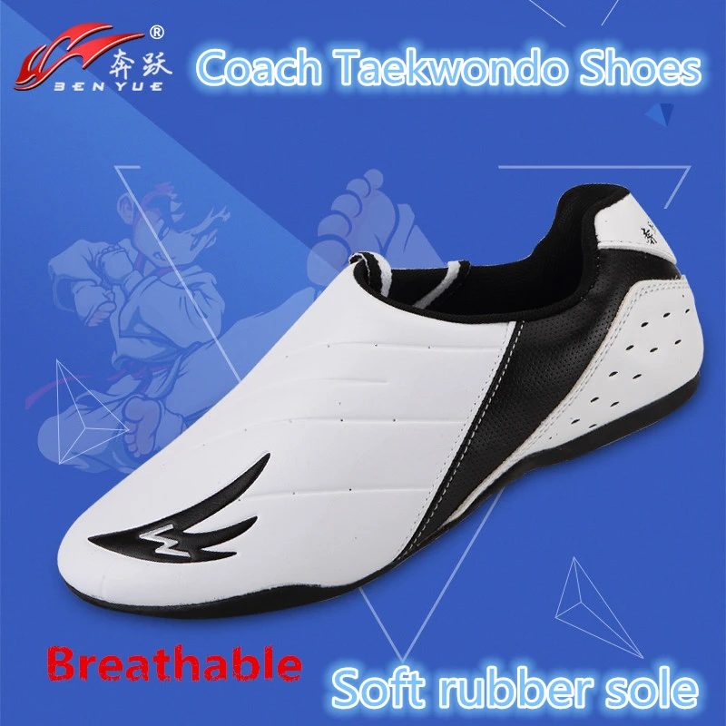Breathable soft rubber soles taekwondo shoes for men women