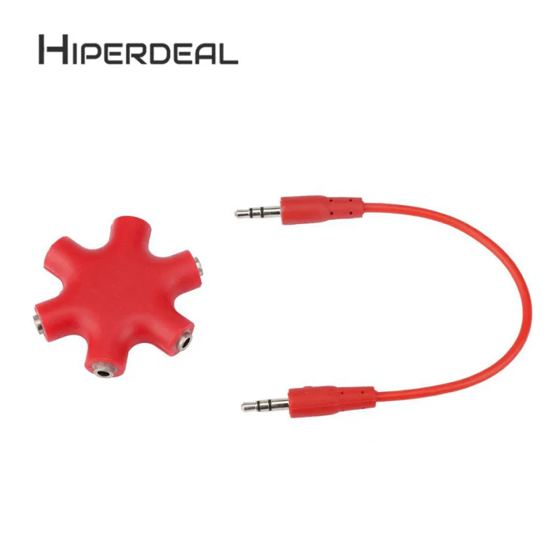 HIPERDEAL 3 5 мм наушники аудио сплиттер под 1 папа на 2 4 Женский Кабель для pad телефона