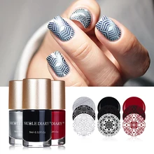 13 бутылок NICOLE Дневник для ногтей штамповка Набор лаков 9 мл сладкий цвет дизайн ногтей штамповка лак Набор Для лаков