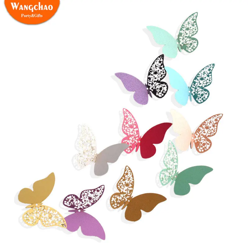 

12pcs/set 3D Hollow Butterfly Party Wedding& Engagement Decor DIY Home Decorations Creative Butterflies Party Gift and Supplies