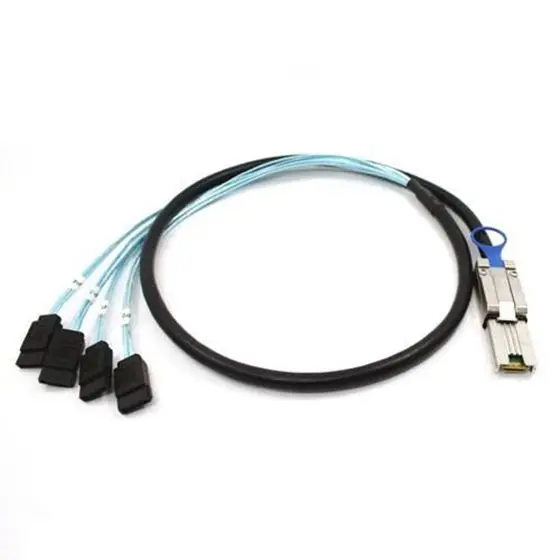 Top Deals 1M Mini SAS 26P SFF 8088 to 4x SATA 7Pin cable|mini sas to ...