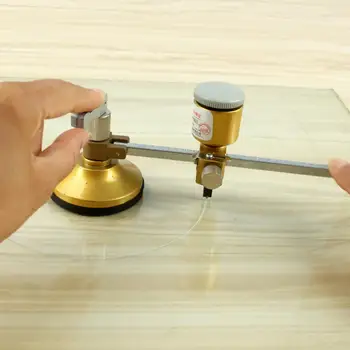 

Professional Compass Type Glass Cutting Round Cutter New Multi-Function Industry Glass Cutter Drill With Suction Cup Circular