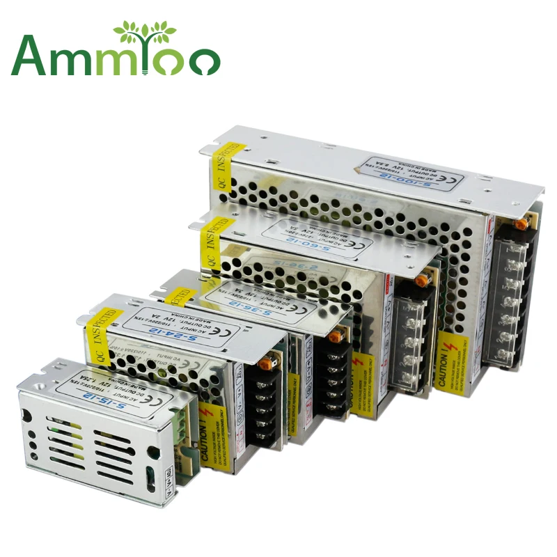 DC12V источник питания 1A 2A 3A 5A 8.5A 10A 15A 20A 30A трансформаторы LED Драйвер адаптер для
