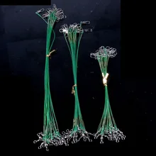 20 шт./лот 15 см 20 см 25 см зеленая рыболовная леска лидер Типпет с поворотным разъемом приманка Tracer аксессуар рыболовные снасти