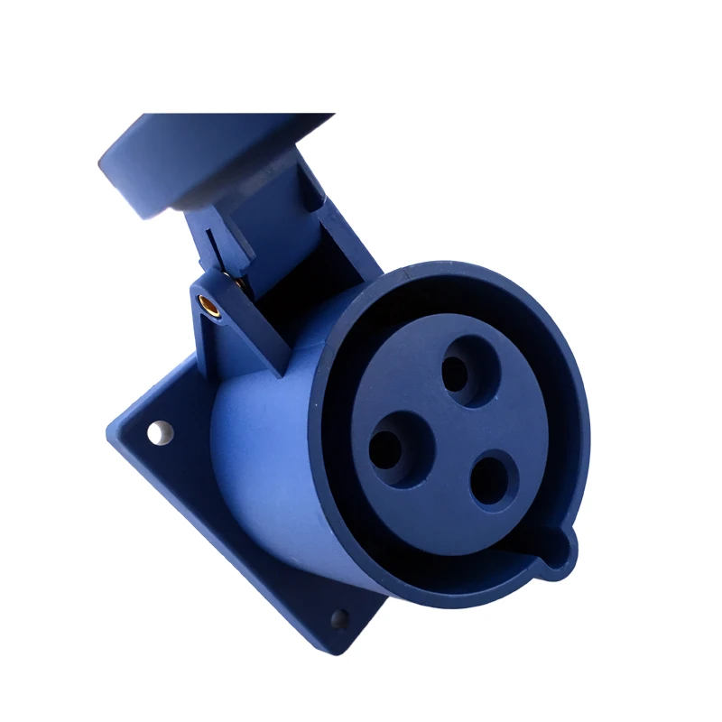 

32A 3Pin Novel industrial hide direct socket connector SFN-323 concealed installation socket cable connector 220-240V~2P+E IP44