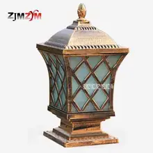 Высокое качество европейский стиль светодио дный светодиодный настенный светильник Наружное освещение водостойкий свет сад вилла дверь лампа-столб 220 В(235*235