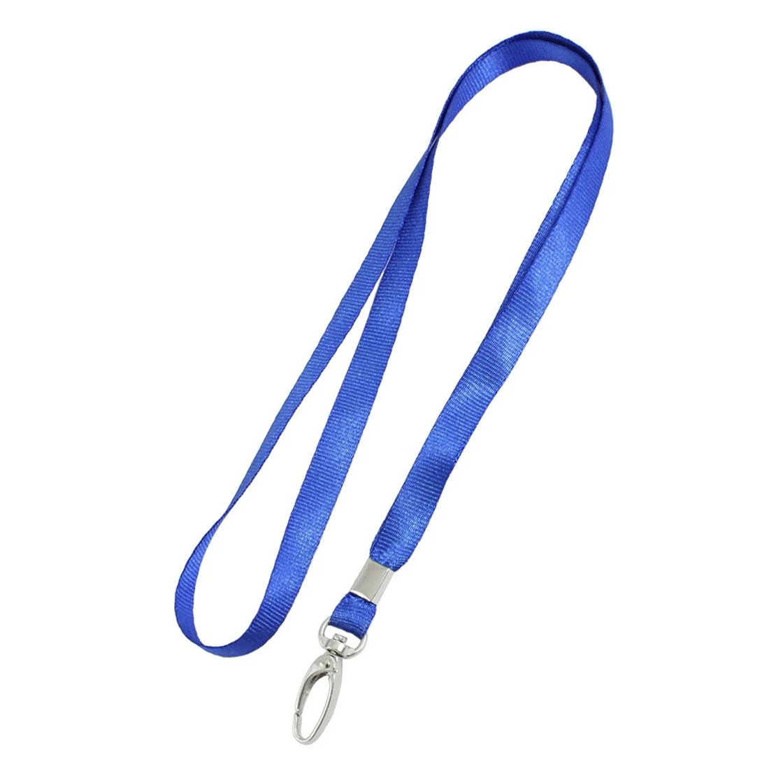 

2 Pcs Blue Nylon Neck Strap Lobster Clasp Key Lanyard String