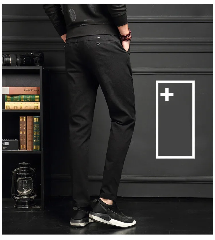 MRMT брендовые зимние товары Новые мужские брюки модные повседневные брюки для мужчин утолщенные однотонные брюки