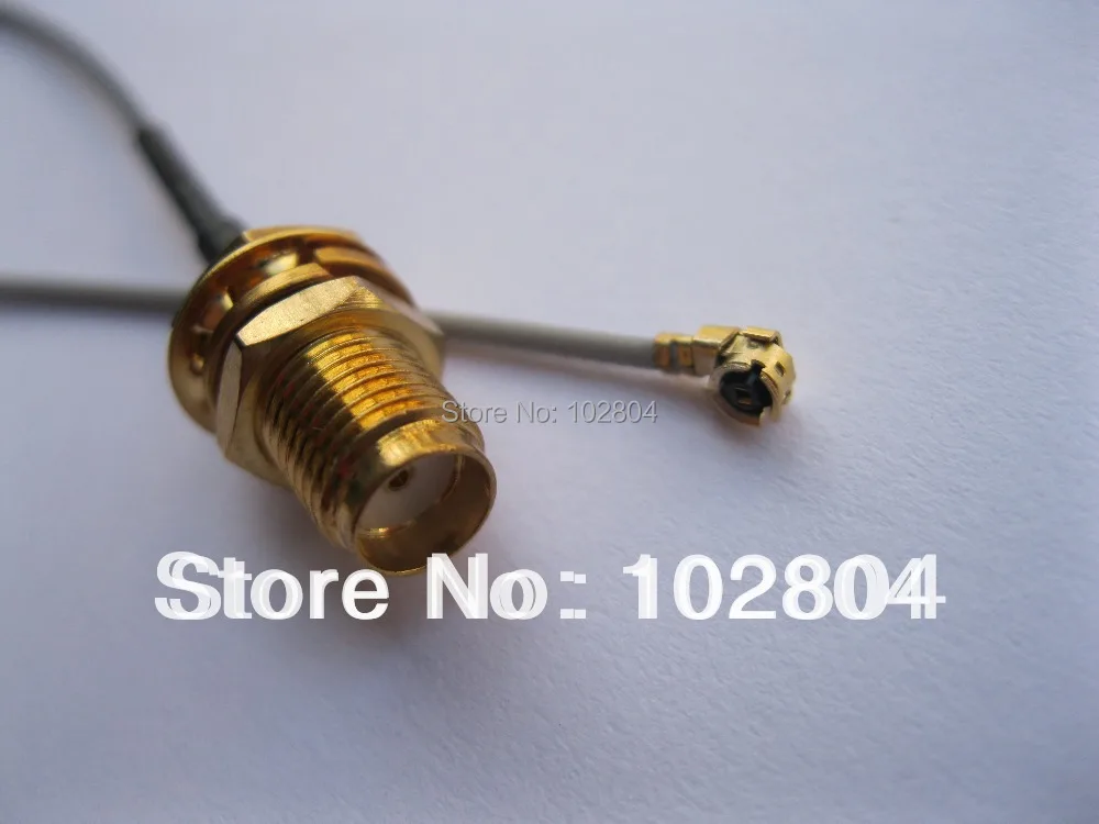 

10 pcs SMA Female Jack Connector to IPX U.FL 1.13 Antenna WiFi Cable 120mm