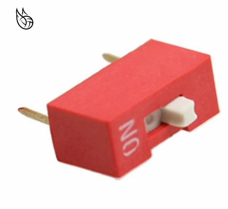 

10Pcs Slide Type Switch Module 1-Bit 2.54mm 1 Position Way DIP Red Pitch