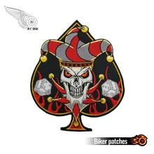 MC 1931 Lucky Шут патч Вышивка Утюг на заказ текст украшение аппликация аксессуар