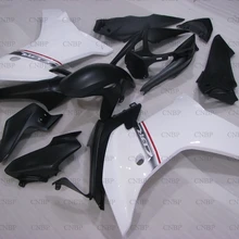 CBR600 F 2011-2013 Обтекатели CBR 600 F 2012 наборы для тела Honda CBR600F 11 белой материи Черные Пластиковые обтекатели