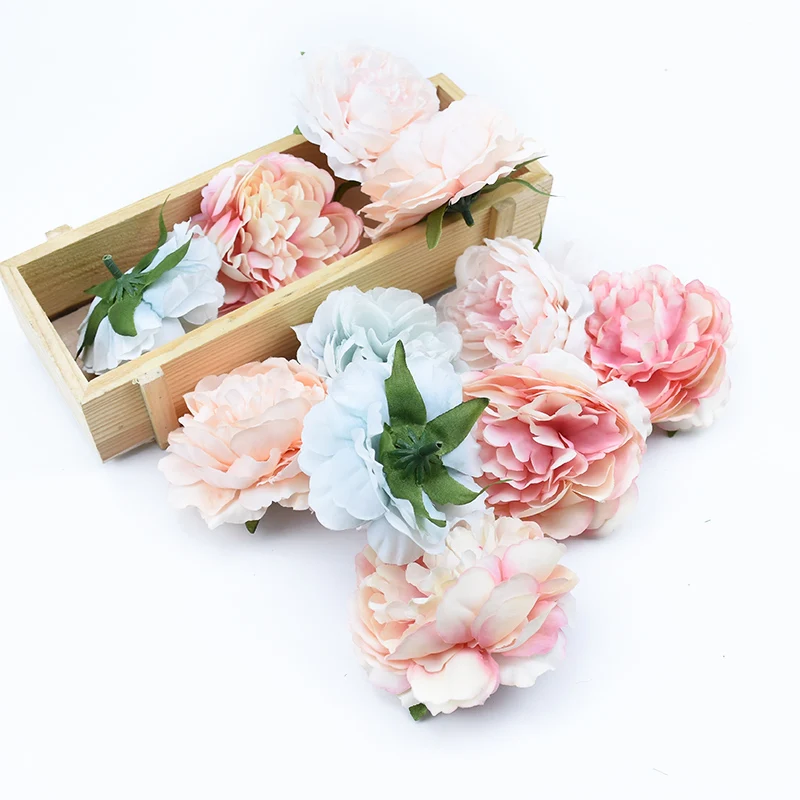 

8CM Multi-layer peony decorative flowers wreaths household products needlework scrapbooking home decor artificial flowers wall