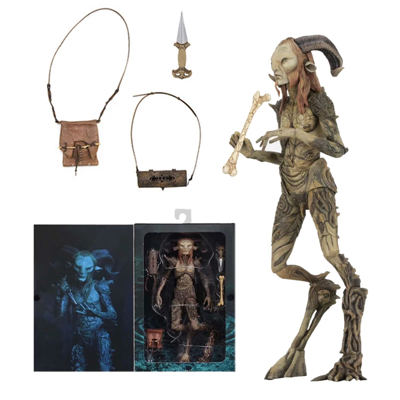 

9inch Movie NECA Pans Labyrinth El Laberinto del Fauno Faun Action Figures Collectible Model Toy